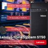 Lenovo ThinkSystem ST50 Serveur - Intel Xeon E-2224G CPU, 16 Go ECC RAM, SSD 2 × 1 to, Win Server 2025 Standard (Reconditionné)