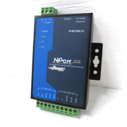 Moxa NPort 5230 serveur série RS-232,RS-422,RS-485 - Serveurs série (12 - 48 V, SNMP v1, ICMP, IP, TCP, UDP, DHCP, BOOTP, Telnet
