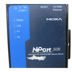 Moxa NPort 5230 serveur série RS-232,RS-422,RS-485 - Serveurs série (12 - 48 V, SNMP v1, ICMP, IP, TCP, UDP, DHCP, BOOTP, Telnet