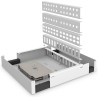 DIGITUS boîte d'épissure Fibre Optique - 48 Fibres - IP20 Classe de Protection - Montage Mural - Fibre Optique Unibox - Gris
