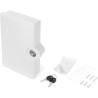 DIGITUS Boîtier de Distribution FTTH extérieur - pour 2X SC/Simplex ou 2X LC/Duplex - Classe de Protection IP65-2 entrées de câb