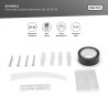 DIGITUS Boîtier de Distribution Fibre Optique - 8X SC Simplex ou 8X LC Duplex - Classe de Protection IP44 - pour l'extérieur ou 