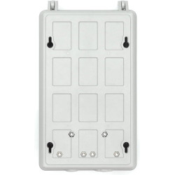 DIGITUS Boîtier de Distribution Fibre Optique - 8X SC Simplex ou 8X LC Duplex - Classe de Protection IP44 - pour l'extérieur ou 