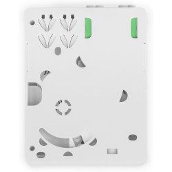 DIGITUS boîtier FTTH - 2x coupleur LC/APC duplex - fibre optique monomode - cassette d'épissure FO intégrée - classe de protecti