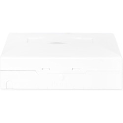 DIGITUS DN-931094 – Boîtier FTTH/FTTX – 4X SC Simplex (SX) coupleur – Montage Mural & DIN Rail Montage sur Rail DIN – Cassette d