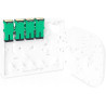 DIGITUS DN-931094 – Boîtier FTTH/FTTX – 4X SC Simplex (SX) coupleur – Montage Mural & DIN Rail Montage sur Rail DIN – Cassette d