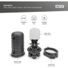 DIGITUS Fibre Dome Manchon - pour 48 fibres optiques - Classe de protection IP68 - Protection contre l'érosion - Manchon d'épiss