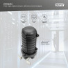 DIGITUS Fibre Dome Manchon - pour 48 fibres optiques - Classe de protection IP68 - Protection contre l'érosion - Manchon d'épiss