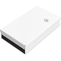 DIGITUS FO Unibox - pour jusqu'à 24 Fibres optiques - Non équipé - Montage Mural - verrouillable - Classe de Protection IP20 - G