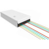 DIGITUS FO Unibox - pour jusqu'à 24 Fibres optiques - Non équipé - Montage Mural - verrouillable - Classe de Protection IP20 - G