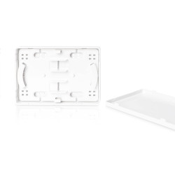 DIGITUS Micro Distributeur d'épissures FTTH - pour 2X SC Simplex ou 2X LC Duplex - sans Adaptateur - Montage Mural - boîtier Fib