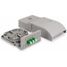 DIGITUS FTTH point de transfert domestique - pour 12 coupleurs SC-Simplex, 12 coupleurs LC-Duplex ou E-2000 - pré-confectionné -