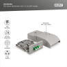 DIGITUS FTTH point de transfert domestique - pour 12 coupleurs SC-Simplex, 12 coupleurs LC-Duplex ou E-2000 - pré-confectionné -