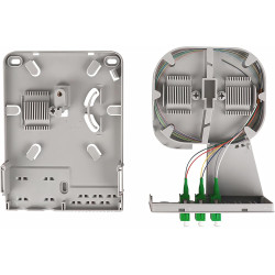 DIGITUS FTTH point de transfert domestique - pour 12 coupleurs SC-Simplex, 12 coupleurs LC-Duplex ou E-2000 - pré-confectionné -