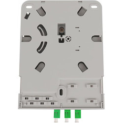 DIGITUS FTTH point de transfert domestique - pour 12 coupleurs SC-Simplex, 12 coupleurs LC-Duplex ou E-2000 - pré-confectionné -