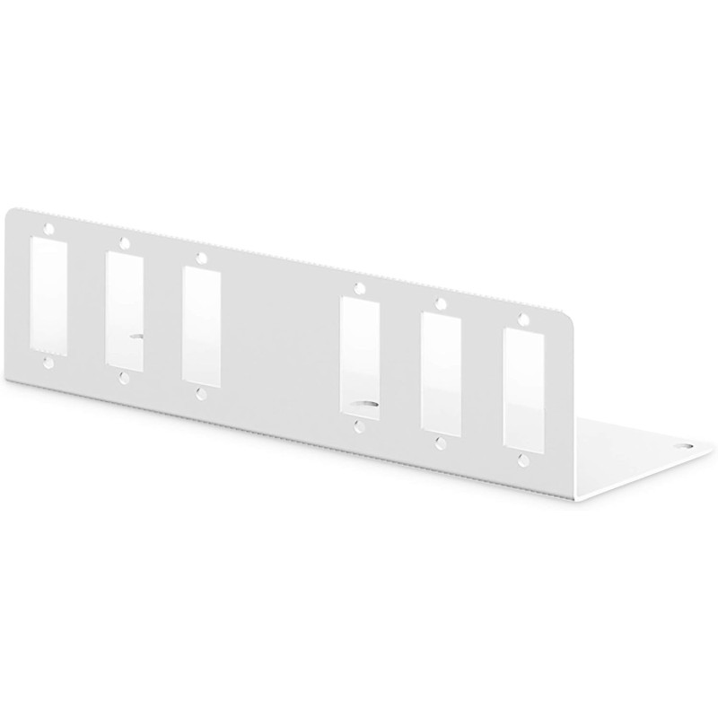 DIGITUS Plaque d'adaptation pour Unibox Fibre Optique DN-96800S-2-6X SC-Duplex ou LC-Quad - Panneau de Brassage Fibre Optique - 