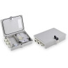 DIGITUS Boîtier de Distribution FO pour l'extérieur - pour 6 connecteurs SC-Duplex - IP65-2X PG21, 1x PG13,5 entrées de câble - 