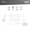 DIGITUS Boîtier de Distribution FTTH Extérieur - 16x LC/Duplex ou 16x SC/Simplex - Classe de Protection IP65 - Boîtier d'Epissur