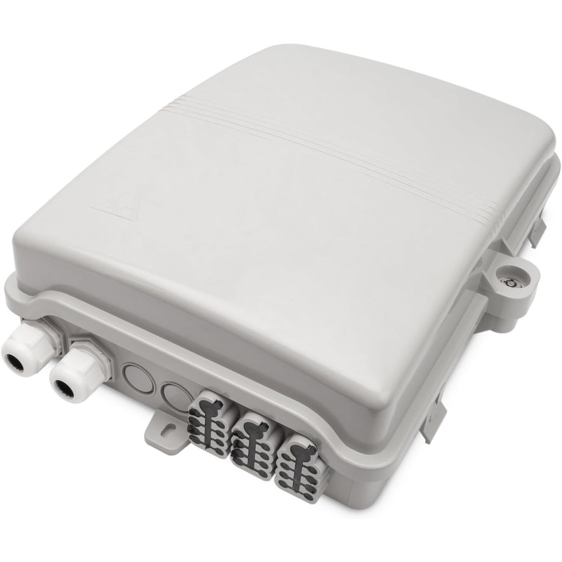 DIGITUS Professional DN-968911 Boîte de Distribution FTTH extérieure pour 8 adaptateurs SC Simplex / 24 épissures
