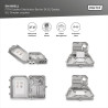 DIGITUS Professional DN-968911 Boîte de Distribution FTTH extérieure pour 8 adaptateurs SC Simplex / 24 épissures