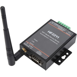 HF2211 Serveur de Périphérique Série, Module de Communication RS232/485/422 vers WiFi et Ethernet DTU, 5-36VDC, 95x65x25mm