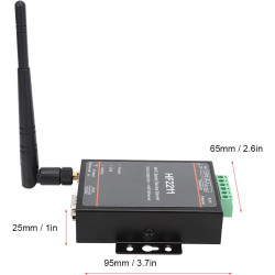 HF2211 Serveur de Périphérique Série, Module de Communication RS232/485/422 vers WiFi et Ethernet DTU, 5-36VDC, 95x65x25mm