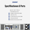 QNAP TS-H1277AXU-RP NAS Rack (2 U) Ethernet/LAN Noir E-2136