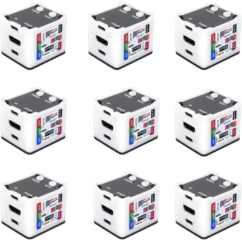 Sipeed NanoKVM Lot de 9 Mini serveurs d'exploitation et de Maintenance à Distance avec processeur 1TOPS NPU 1 GHz C906 RISC-V, P