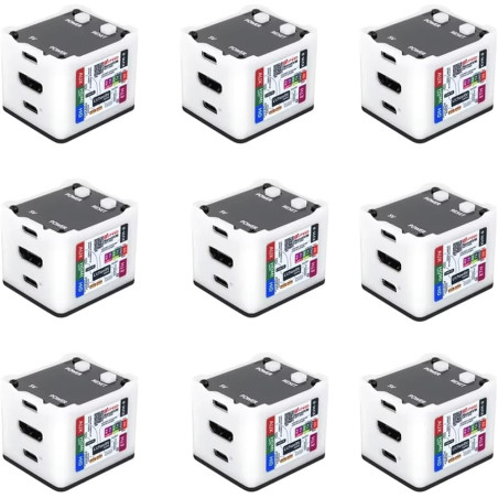 Sipeed NanoKVM Lot de 9 Mini serveurs d'exploitation et de Maintenance à Distance avec processeur 1TOPS NPU 1 GHz C906 RISC-V, P