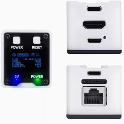 Sipeed NanoKVM Lot de 9 Mini serveurs d'exploitation et de Maintenance à Distance avec processeur 1TOPS NPU 1 GHz C906 RISC-V, P