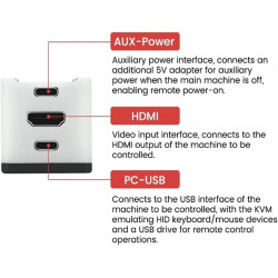 Sipeed NanoKVM Lot de 9 Mini serveurs d'exploitation et de Maintenance à Distance avec processeur 1TOPS NPU 1 GHz C906 RISC-V, P