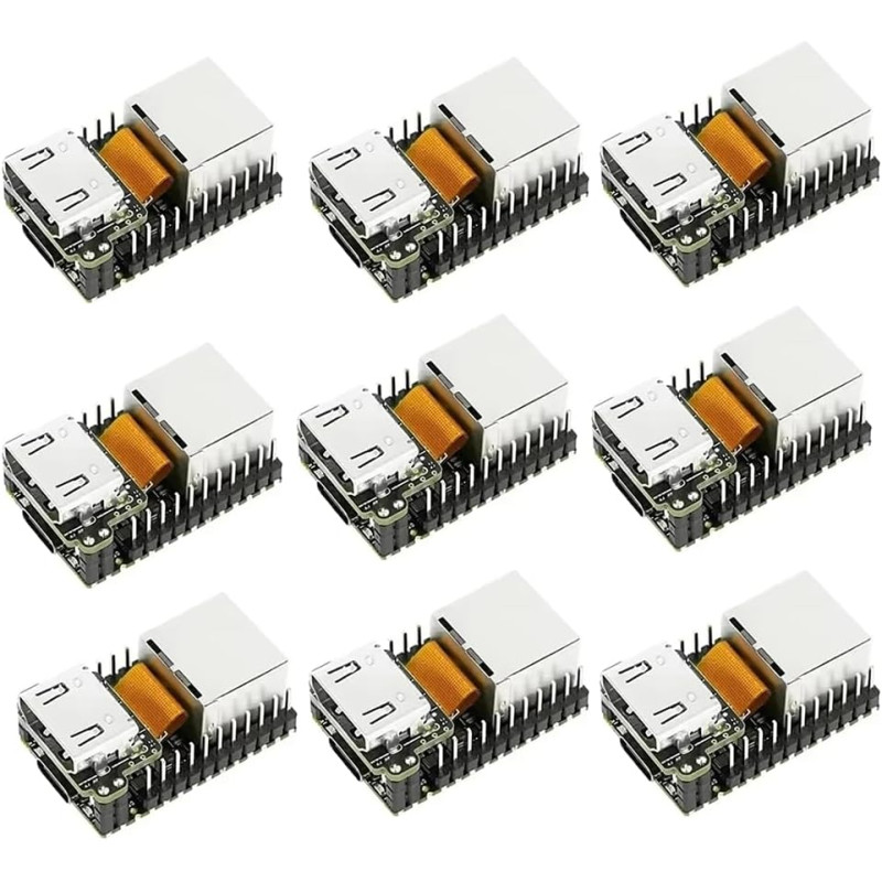Sipeed NanoKVM Lite Lot de 9 mini serveurs d'exploitation et de maintenance à distance avec processeur 1TOPS NPU 1 GHz C906 RISC