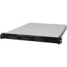 Synology RS815RP+ Serveur NAS Rack 1U pour 4 Disques Durs 3,5"/2,5" 2,4 GHz QuadCore 4 Go 4LAN GB USB 3.0 eSata Noir