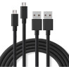 Lot de 2 chargeurs usb de rechange pour tablettes incendie for kindle ereaders, for fire hd 8 hd 10,for kindle paperblanc voyage