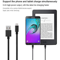 Lot de 2 chargeurs usb de rechange pour tablettes incendie for kindle ereaders, for fire hd 8 hd 10,for kindle paperblanc voyage