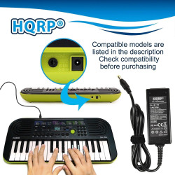 HQRP AC Adaptateur Secteur Compatible avec Casio ADE95100 AD-E95100 ADE95100L AD-E95100L ADE95100LE AD-E95100LE ADE95100LU AD-E9