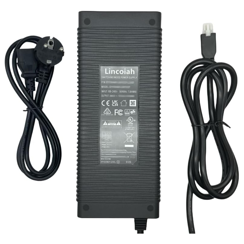Adaptateur secteur AC/DC compatible avec Fanatec Podium DD1 DD2 DYS6480-3601333-18418B Endor6480-360133P