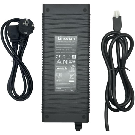 Adaptateur secteur AC/DC compatible avec Fanatec Podium DD1 DD2 DYS6480-3601333-18418B Endor6480-360133P