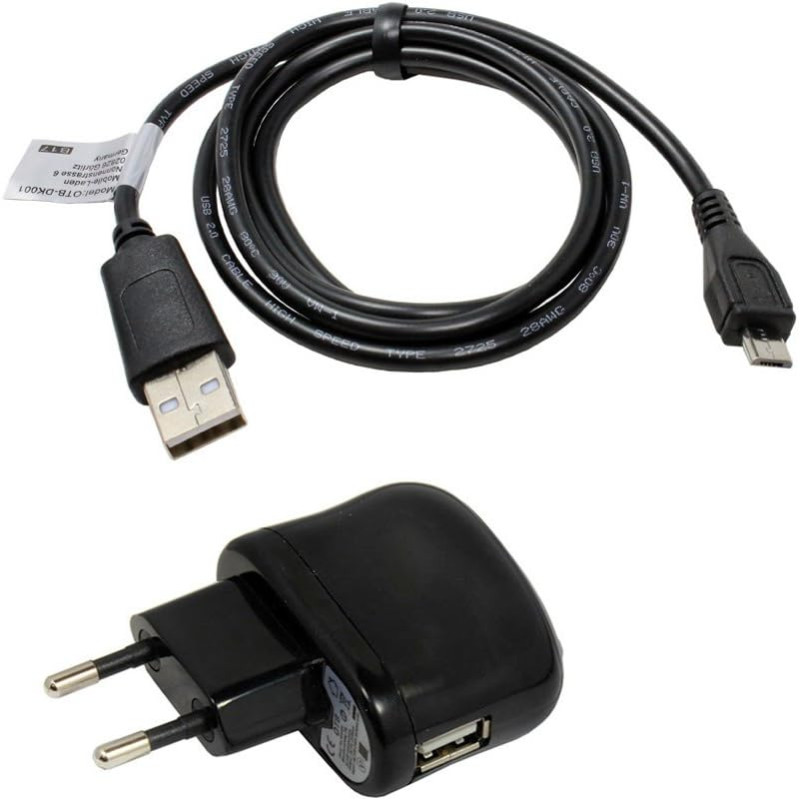 Set de Charge pour Kobo Nia, Adaptateur Secteur, USB Câble, 2100mA