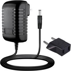 Guy-Tech Adaptateur AC-DC compatible avec Omega Corp OMG-12S17U Câble d'alimentation à découpage + prise EU