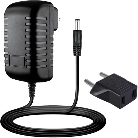 Guy-Tech Adaptateur AC-DC compatible avec Omega Corp OMG-12S17U Câble d'alimentation à découpage + prise EU