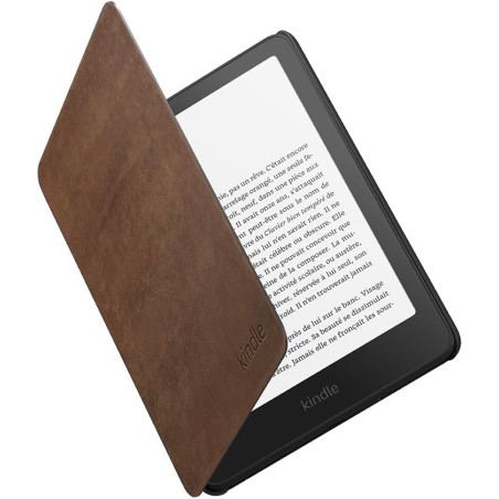 Étui pour amazon kindle paperblanc et amazon kindle colorsoft, pliant, léger et résistant à l'eau | cuir premium