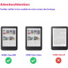 Antichoc Housse pour KOBO Clara Colour Coque - Étui KOBO Clara BW 6" Liseuse eBook Housse avec Support Pliant Housse Protection 