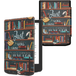 kwmobile Étui Compatible avec Pocketbook Verse/Pro/Color/Vivlio Light/Light HD Coque - Étui à Rabat magnétique Tablette eReader 