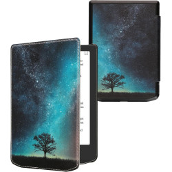 kwmobile Étui Compatible avec Pocketbook Verse/Pro/Color/Vivlio Light/Light HD Coque - Étui à Rabat magnétique Tablette eReader 