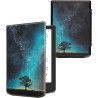 kwmobile Étui Compatible avec Pocketbook Verse/Pro/Color/Vivlio Light/Light HD Coque - Étui à Rabat magnétique Tablette eReader 