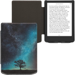kwmobile Étui Compatible avec Pocketbook Verse/Pro/Color/Vivlio Light/Light HD Coque - Étui à Rabat magnétique Tablette eReader 