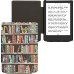 kwmobile Étui Compatible avec Pocketbook Verse/Pro/Color/Vivlio Light/Light HD Coque - Étui à Rabat magnétique Tablette eReader 