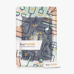 kwmobile Étui Compatible avec Pocketbook Verse/Pro/Color/Vivlio Light/Light HD Coque - Étui à Rabat magnétique Tablette eReader 