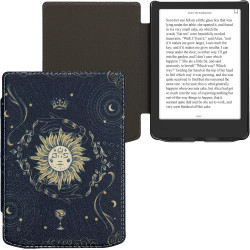 kwmobile Étui Compatible avec Pocketbook Verse/Pro/Color/Vivlio Light/Light HD Coque - Étui à Rabat magnétique Tablette eReader 